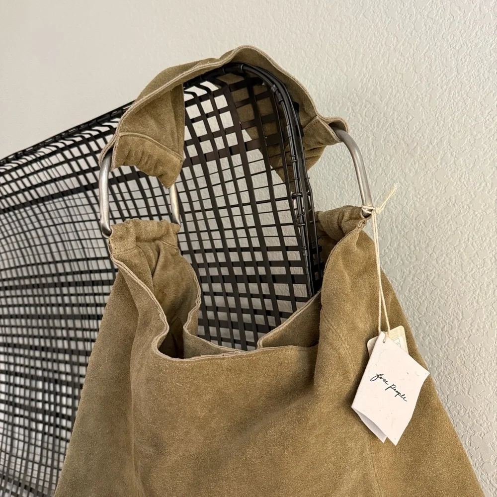 Free people Bobbi Slouch Suede Tote - Picture 3 of 7